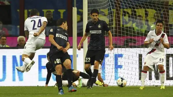 Inter-Bologna 2-2. Pazienza 6,5. Cerca con grande determinazione il gol dopo un miracolo di Handanovic e con una leggera deviazione di Cristaldo lo trova per l'1-1.