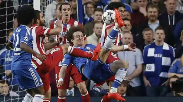 Chelsea-Atletico Madrid 1-3. David Luiz 6,5. Il più pericoloso dei suoi. E la dice lunga sul Chelsea.