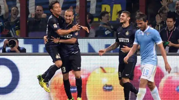 Inter-Lazio 4-1. Palacio 7,5. Nel giorno dell'addio a Zanetti, è un altro argentino a decidere l'incontro: doppietta a chiusura di una grande stagione personale.