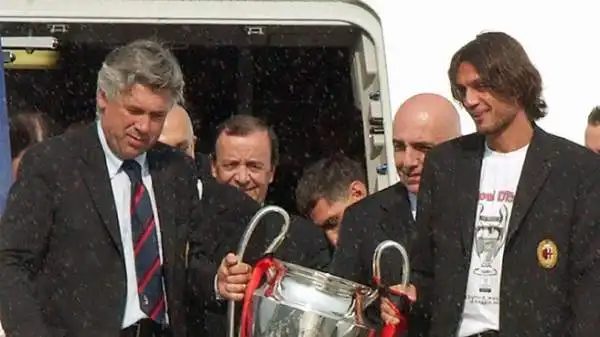 Nel 2003 arrivò il primo trionfo europeo da allenatore, sempre al Milan. I rossoneri sconfissero nella finale la Juventus in uno storico derby italiano giocato all'Old Trafford.