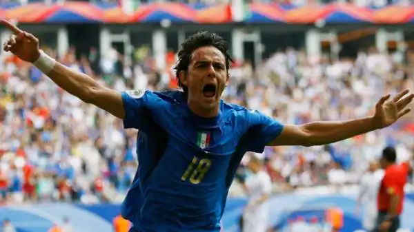 Inzaghi era anche tra i 23 dei Mondiale vinto in Germania nel 2006.