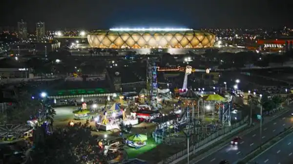 Lo stadio è stato inaugurato a marzo quando i lavoro però non erano ancora stati completati.