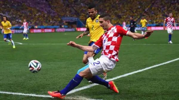Brasile-Croazia 3-1. Vrsaljko 7. Spinge meno del solito ma mette il guinzaglio a Oscar, che a destro non passa quasi mai.
