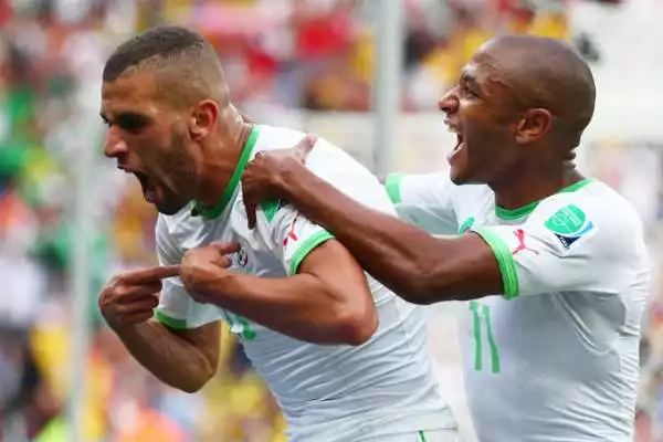 Gran primo tempo dell'Algeria che va al riposo sul 3-0 con le reti di Slimani, Halliche e Djabou. Nella ripresa reagiscono gli asiatici in gol con Heung ma poco dopo Brahimi chiude il mtach.
