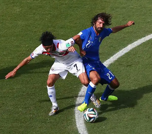 Italia battuta da un gol di Ruiz nel finale del primo tempo. Festeggia la Costa Rica, che per la seconda volta nella sua storia (dopo Italia '90) accede agli ottavi.