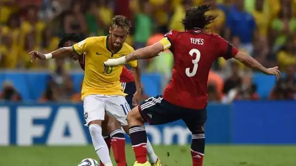 Yepes 7. Per un'ora è praticamente perfetto, si vede anche annullare il pareggio in mischia, poi alza bandiera bianca: viene ammonito e assiste al 2-0 di David Luiz.