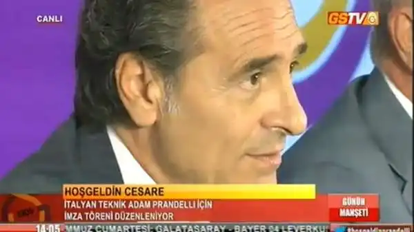 Ringrazio il Galatasaray e il presidente, da subito mi sono trovato in simbiosi con lui, che è un personaggio carismatico", ha spiegato Prandelli.
