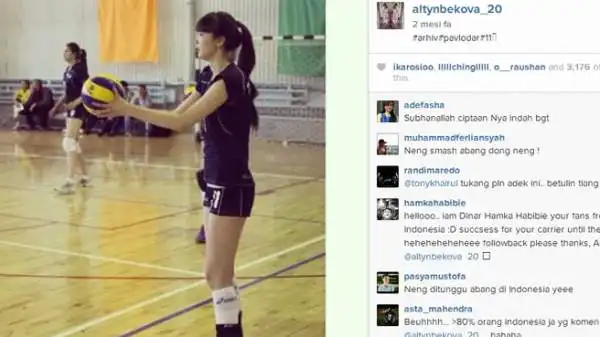 La crescente fama della Altynbekova ha infatti sì iniziato ad attirare sempre più pubblico nei palazzetti sportivi...