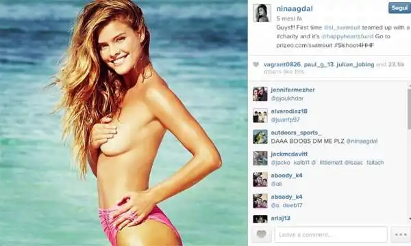 Scelta per il terzo anno di fila per 'Sports Illustrated Swimsuit Issue', dedicato ai più esclusivi costumi da bagno d'alta moda, la danese classe 1992 è attivissima sui social. E i fan apprezzano.