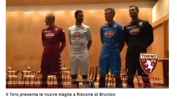 Il Torino ha presentato le nuove maglie a Riscone di Brunico.