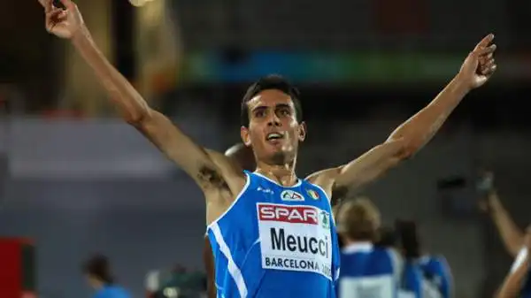 Nel 2012 Meucci conquistò il bronzo nei 10000m a Barcellona.