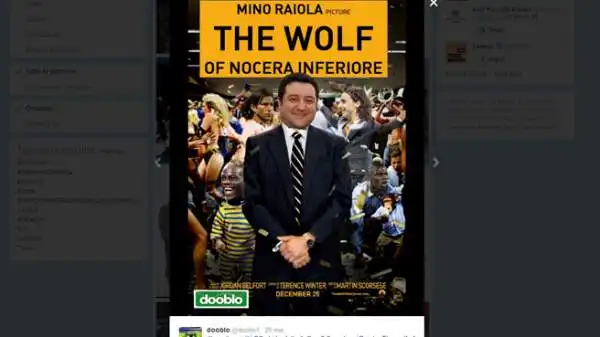 Dalla musica al cinema. Mino Raiola, agente di Balotelli, è 'The wolf of Nocera Inferiore'. Almeno lui, l'Oscar per il calciomercato lo ha vinto a mani basse.