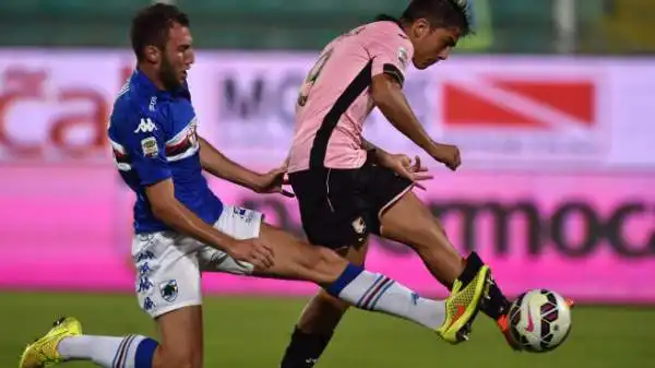 Palermo-Sampdoria 1-1. Regini 4. Si perde Dybala in occasione del gol rosanero, poi si fa espellere ingenuamente lasciando i suoi in dieci.