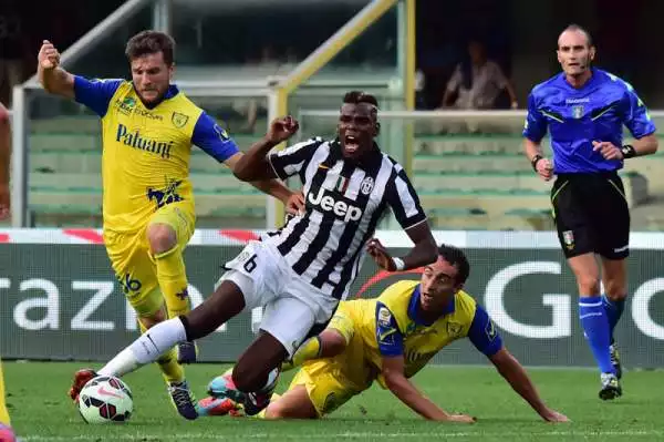 1° giornata: Chievo-Juventus 0-1. 6' autogol di Biraghi.
