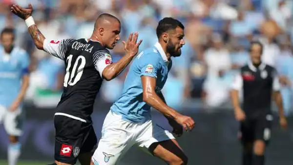 Lazio-Cesena 3-0. Candreva 7. Il migliore tra i biancocelesti è sempre lui, per corsa e qualità. Trova anche la rete che sblocca la partita.