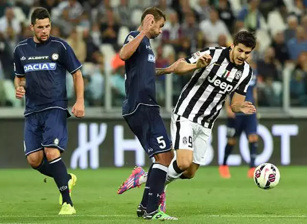 La Juventus di Allegri vince la seconda partita stagionale, piegando 2-0 in casa l'Udinese di Stramaccioni. Un gol per tempo, firmati da Tevez e Marchisio.