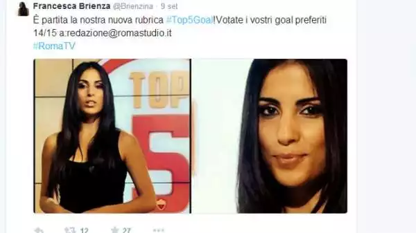 Rudi Garcia ha ufficializzato su Twitter la relazione con la conduttrice di RomaTv.