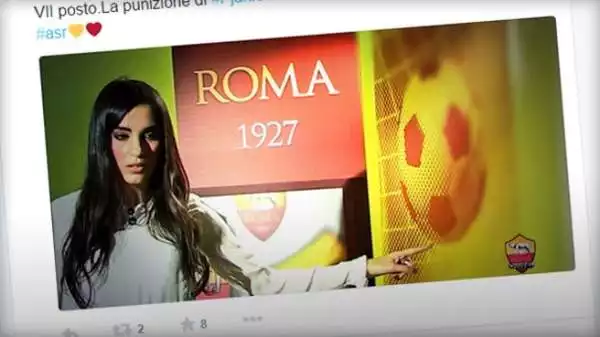 Rudi Garcia ha ufficializzato su Twitter la relazione con la conduttrice di RomaTv.