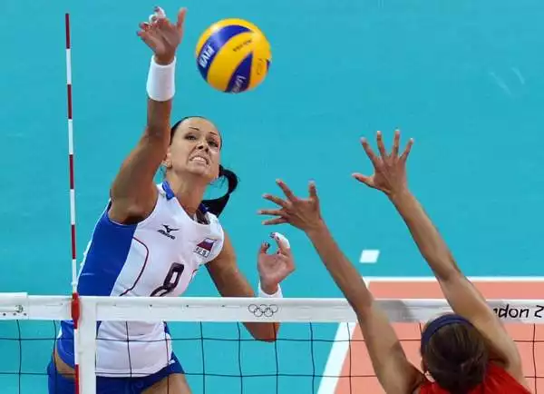 Le foto della giocatrice della nazionale Russa e della Dynamo Mosca impegnata in Italia nel mondiale di volley femminile.