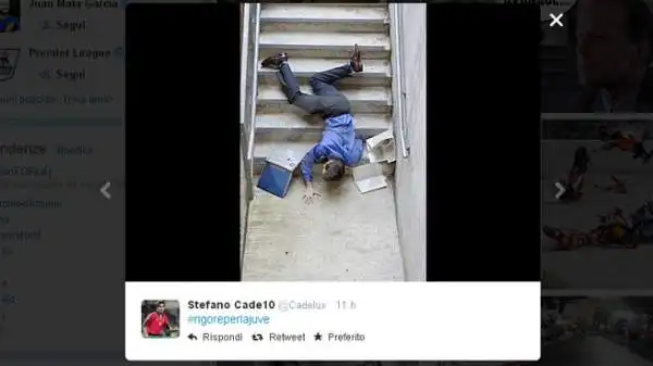 Spopolano su Twitter i fotomontaggi su rigori a favore della Juventus ed è nata anche un'apposita pagina Facebook.