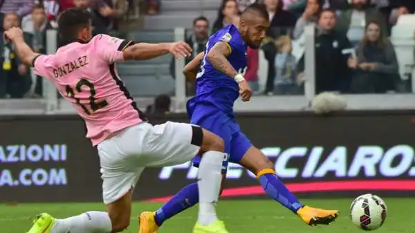 Juventus-Palermo 2-0. Vidal 7. Non maiuscola la sua prova, ma trova un gol tanto bello quanto fondamentale.