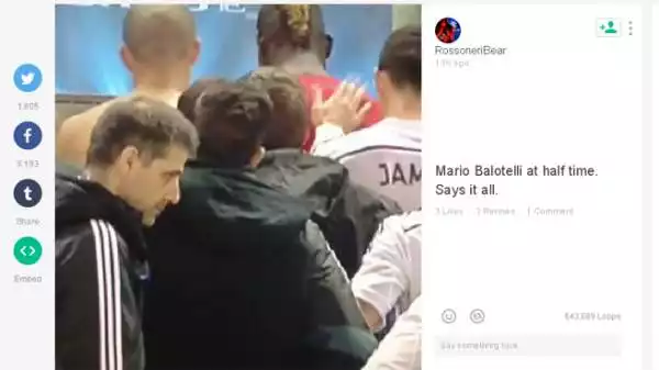 Pepe ha cercato di consolare l'avversario con una pacca sulla spalla.