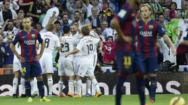 Spettacolo al Bernabeu per il Clasico, vinto 3-1 dal Real Madrid. Il Barcellona (debutto di Suarez) passa subito in vantaggio con Neymar, ma viene rimontato da Ronaldo (rigore), Pepe e Benzema.