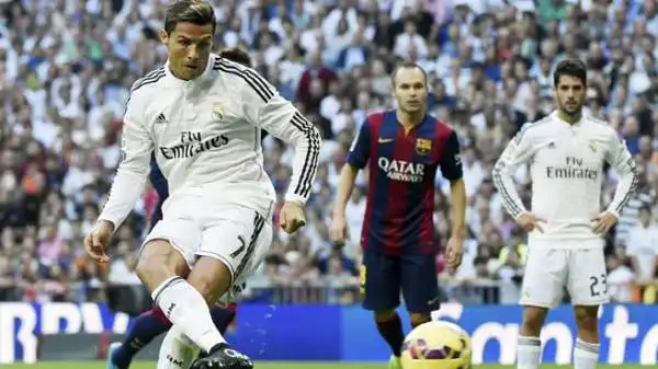 Spettacolo al Bernabeu per il Clasico, vinto 3-1 dal Real Madrid. Il Barcellona (debutto di Suarez) passa subito in vantaggio con Neymar, ma viene rimontato da Ronaldo (rigore), Pepe e Benzema.