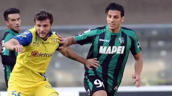 Chievo-Sassuolo 0-0. Floccari 5. Sta diventando una delle bocche da fuoco di riferimento dei neroverdi. Che infatti quando il calabrese sbaglia giornata restano all'asciutto.