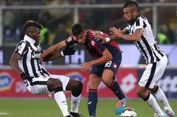 Genoa-Juventus 1-0. Vidal 5. Chi lo aveva visto contro il Palermo, gol a parte, si era accorto che il suo livello di forma era decisamente lontano da quello dei giorni migliori. A Marassi la conferma.