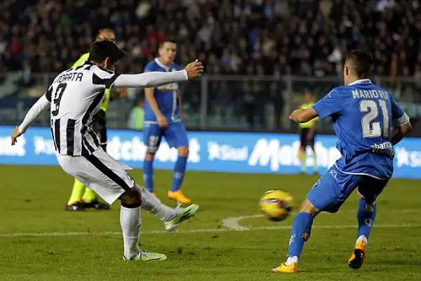 10° giornata: Empoli-Juventus 0-2. 61' Pirlo, 72' Morata.
