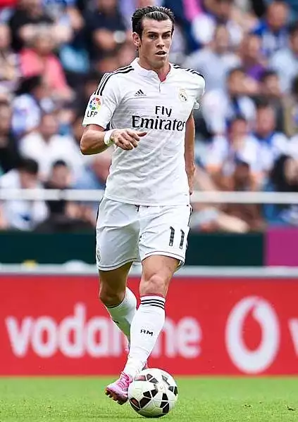 Dodicesimo Gareth Bale (Galles), il giocatore più pagato della storia del calcio.