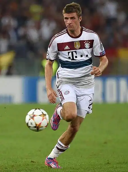 Quinto Thomas Mueller (Germania), nonostante uno strepitoso campionato del mondo in Brasile.