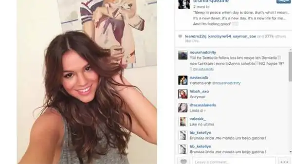 Bruna Marquezine, ex fidanzata di Neymar, è stata incoronata dai lettori della rivista brasiliana 'Vip' come la ragazza più sexy del pianeta.