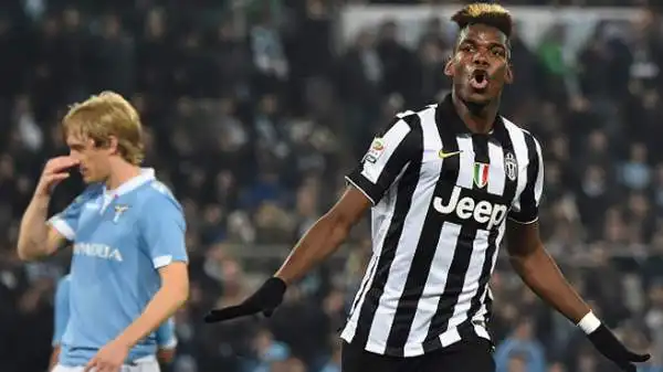 Lazio-Juventus 0-3. Pogba 8. Due gol e un palo da urlo: non a caso è l'unico rappresentante della serie A in corsa per il Pallone d'Oro.