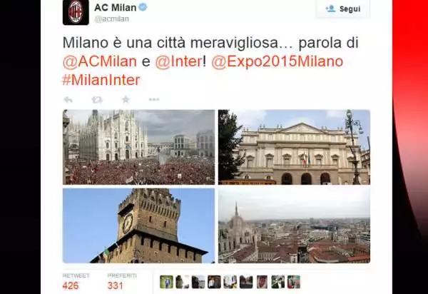 Tra nostalgia, ricordi e sfottò tra cugini, il derby della Madonnina nel 2014 si gioca su twitter, con continui botta e risposta tra le due sponde del Naviglio.