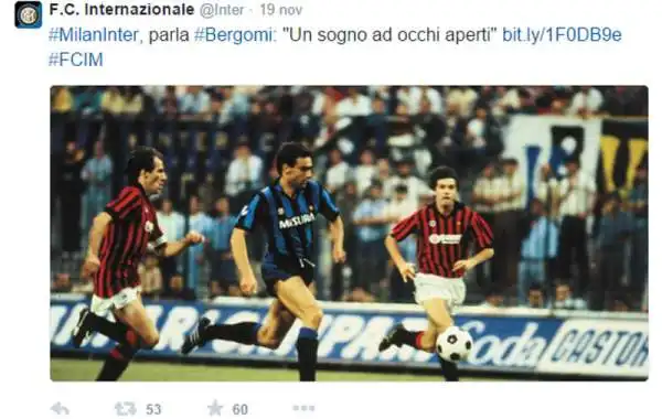 Tra nostalgia, ricordi e sfottò tra cugini, il derby della Madonnina nel 2014 si gioca su twitter, con continui botta e risposta tra le due sponde del Naviglio.