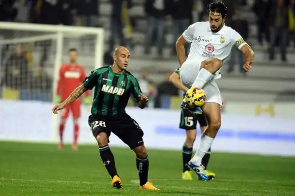 Il Sassuolo ribalta il Verona. Sansone e Taider vanificano il vantaggio ospite di Moras.