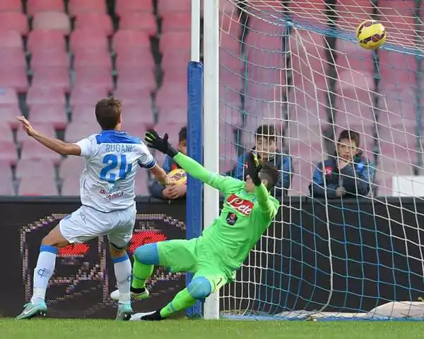 Pareggio ricco di emozioni al San Paolo con i toscani che vanno sul 2-0 con le reti di Rugani e Verdi e con il Napoli che acciuffa il pari con i gol di Zapata e De Guzman.