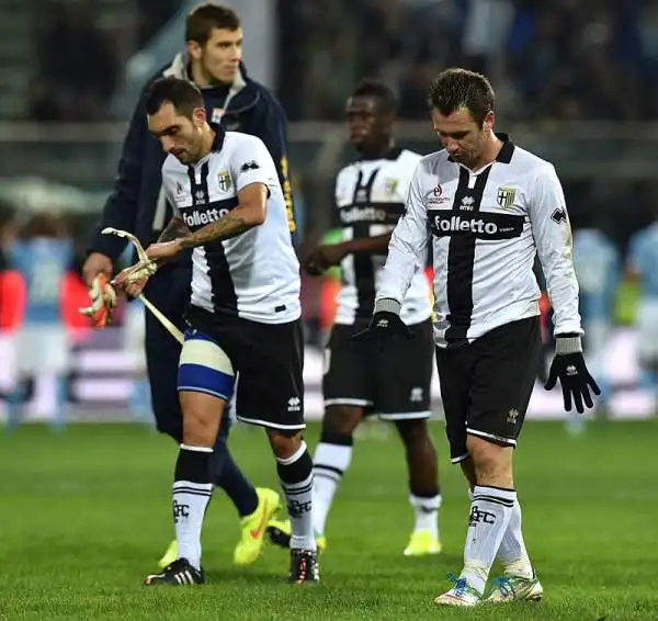 Il Parma recrimina per un gol regolare annullato a Gobbi, ma può mordersi le mani: due leggerezze di Iacobucci regalano la vittoria alla Lazio,gol di Mauri e Anderson dopo il vantaggio di Palladino.