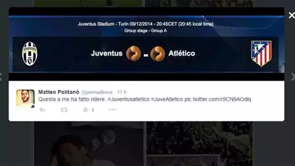 Battute, fotomontaggi e ironie in rete dopo lo 0-0 tra Juventus e Atletico, secondo molti "biscottato".