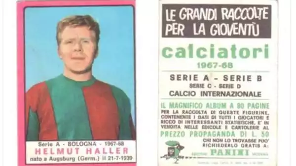 Tedesco di successo in Italia negli anni '60 fu anche Helmut Haller, con la maglia del Bologna (uno scudetto) prima e quella della Juventus (due scudetti) poi.