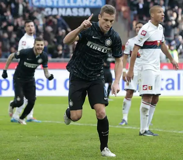 I nerazzurri vincono per 3-1. In gol Palacio, Icardi e Vidic, Izzo per gli ospiti. Bene Podolski, niente esordio per il neoacquisto Shaqiri .