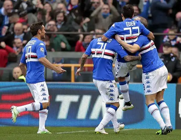 La Sampdoria batte 1 a 0 l'Empoli con un gol di Eder a inizio ripresa e allunga la propria imbattibilità casalinga.