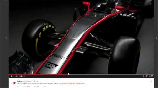 Presentata la nuova McLaren-Honda, la MP4-30 che guideranno Fernando Alonso e Jenson Button.