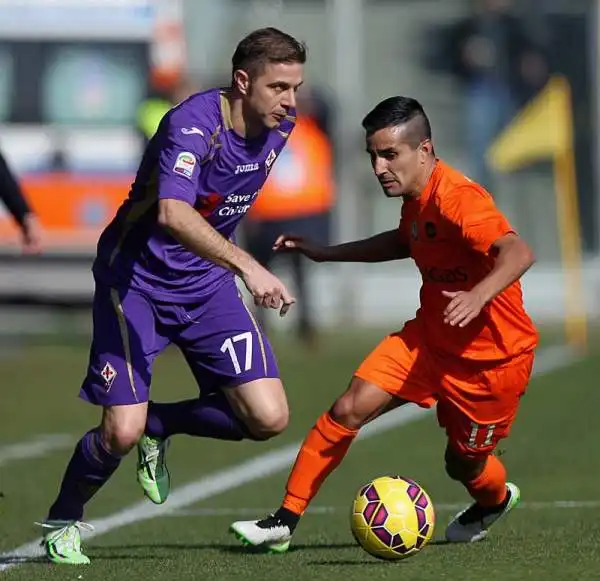 Pazza vittoria per la Fiorentina che piega 3-2 l'Atalanta con i gol di Basanta, Diamanti e Pascual. Per l'Atlalanta in gol Zappacosta e Boakye.