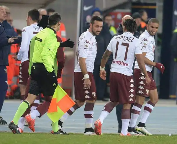 Vittoria importante per il Toro di Ventura che espugna il Bentegodi con i gol di Martinez, Quagliarella e El Kaddouri. Di Toni il gol dei gialloblu.