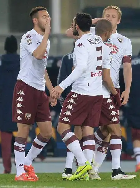 Vittoria importante per il Toro di Ventura che espugna il Bentegodi con i gol di Martinez, Quagliarella e El Kaddouri. Di Toni il gol dei gialloblu.