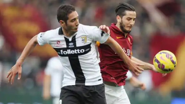 Roma-Parma 0-0. Belfodil 6. Sempre nel mirino dei tifosi del Parma è stato protagonista di una gara di grande abnegazione.