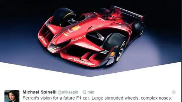A Maranello guardano già al futuro: sul profilo twitter ufficiale della scuderia è stata infatti postata l'immagine di una avveniristica Concept Car.
